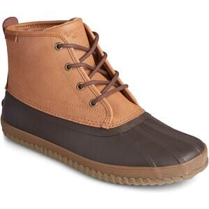 NWT Sperry Men's Breakwater Duck Boots Tan Brown Waterproof Leather Size 11